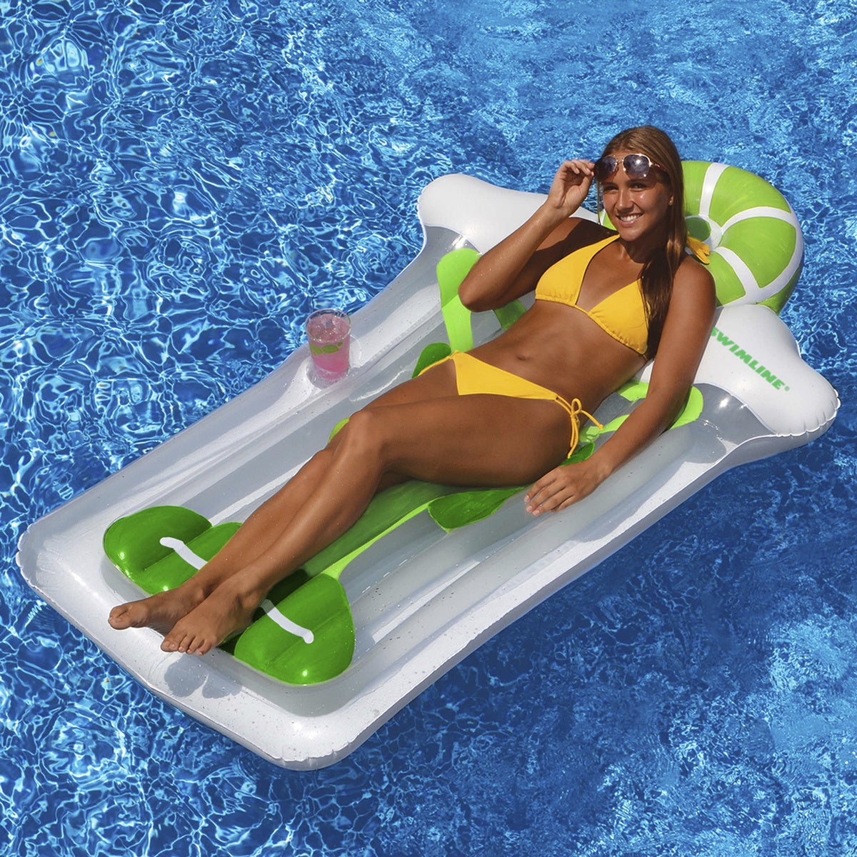  Swim Central Inflatable Margarita Swimming Pool Float - 74