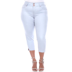 Plus Size Capri Jeans