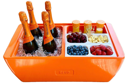Dubler Party Cooler™ | Orange Burst by Revo Coolers