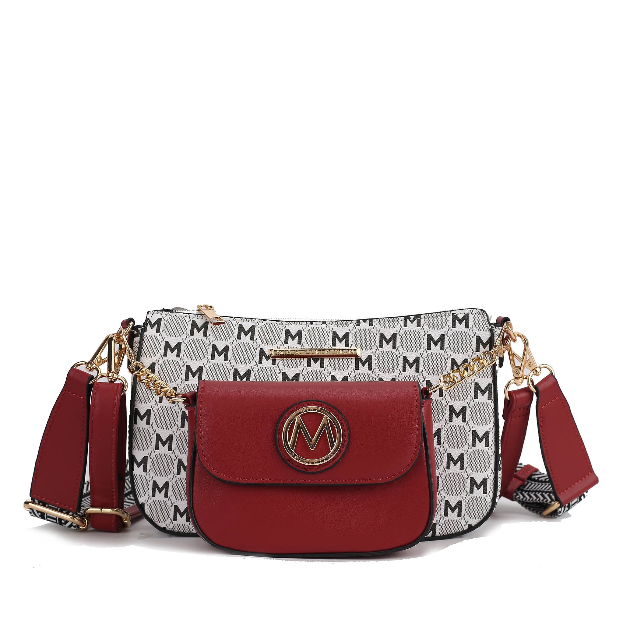  MKF Collection Ciri Double Bag - Black - Bonton