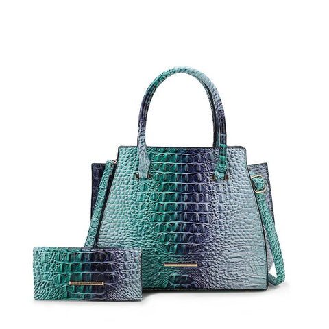 Miriam Croc Tote Bag and Set