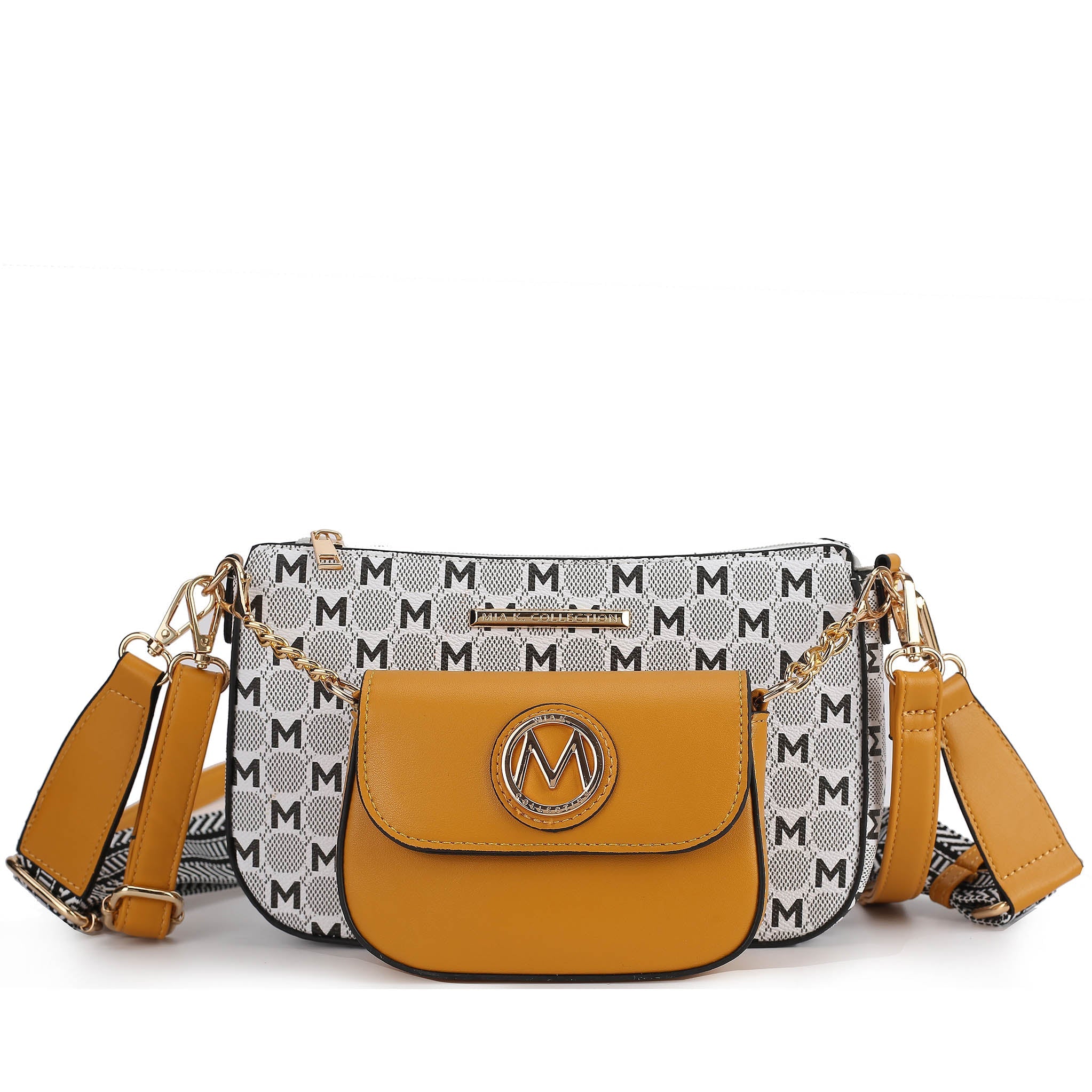  MKF Collection Ciri Double Bag - Black - Bonton