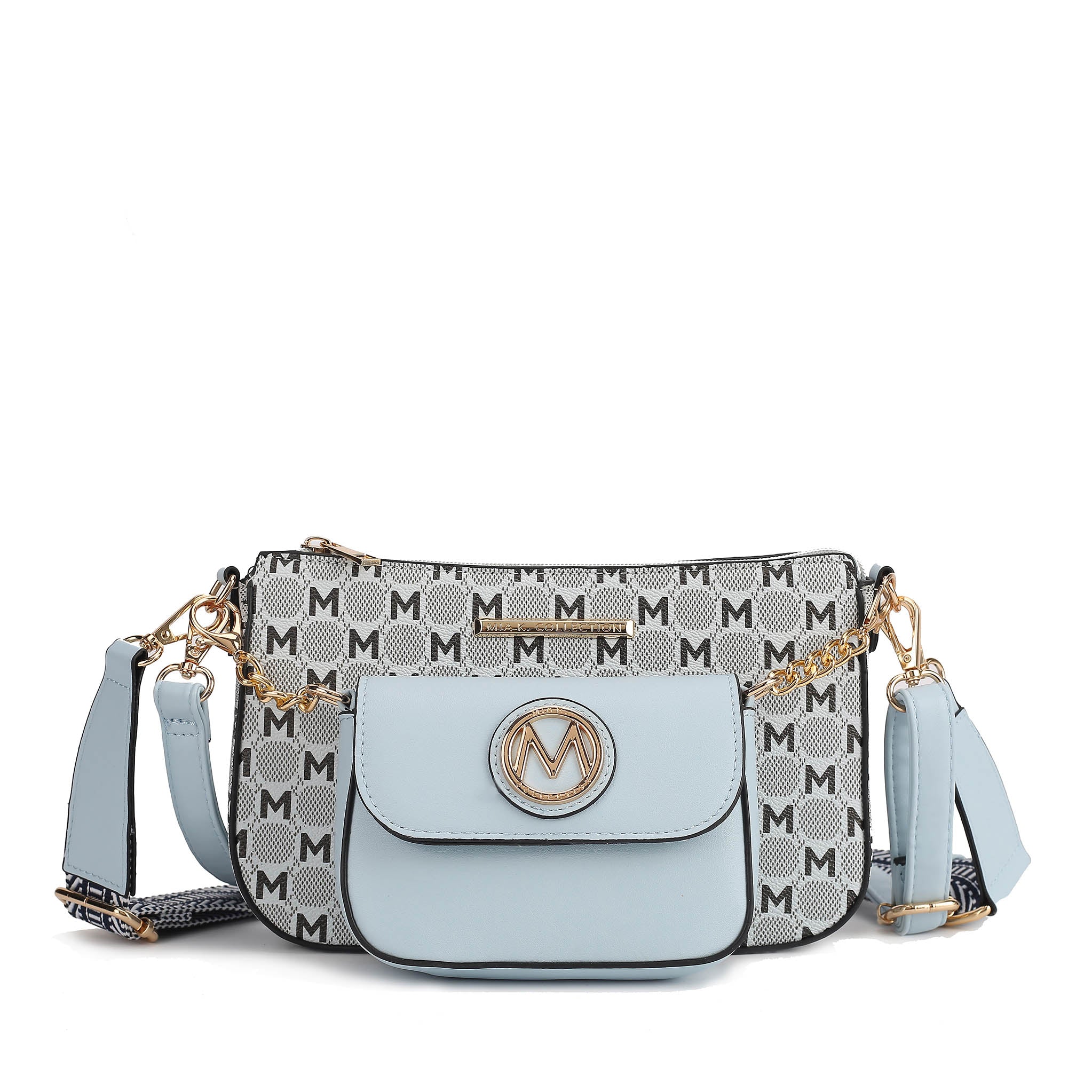  MKF Collection Ciri Double Bag - Black - Bonton