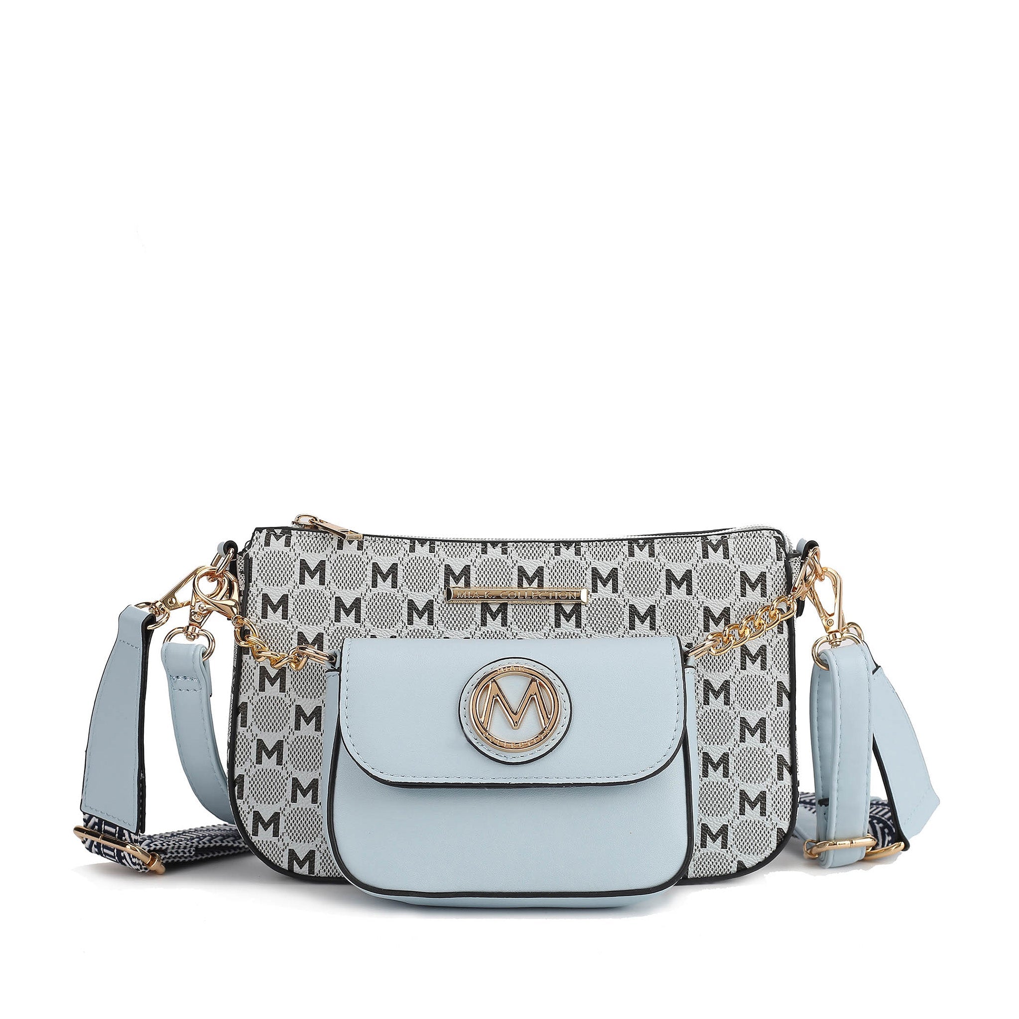  MKF Collection Ciri Double Bag - Black - Bonton