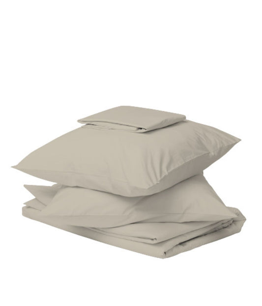 Organic Cotton 144TC Percale Sheet Set Beige