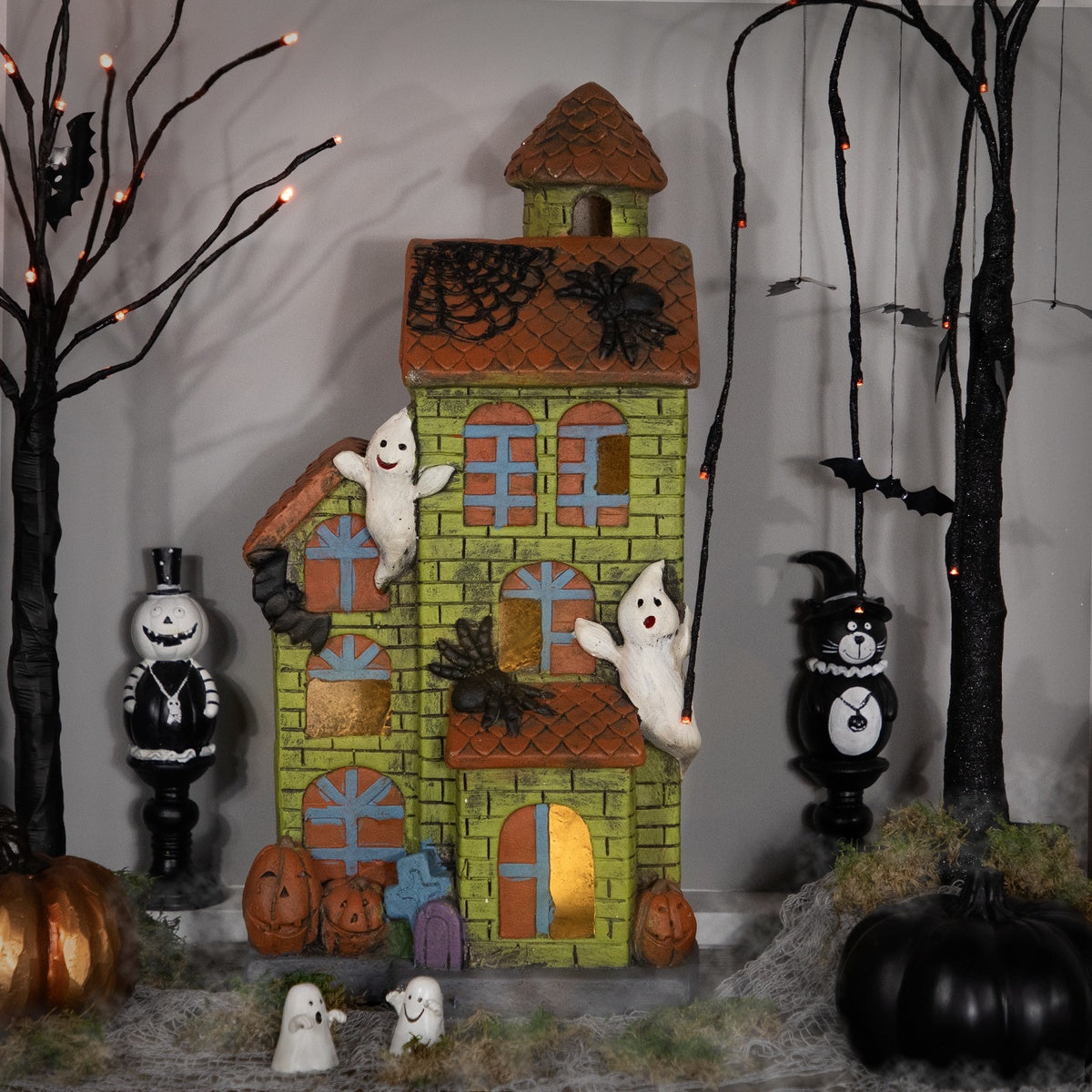  Northlight LED Lighted Ghostly Haunted House Halloween Decoration - 20