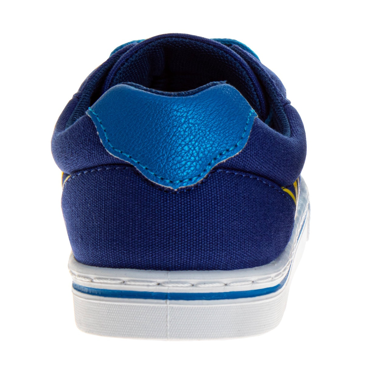  Josmo Sonic the Hedgehog Boys' Lace Up Low-Top Vintage Casual Canvas Sneakers - 12 - Bonton