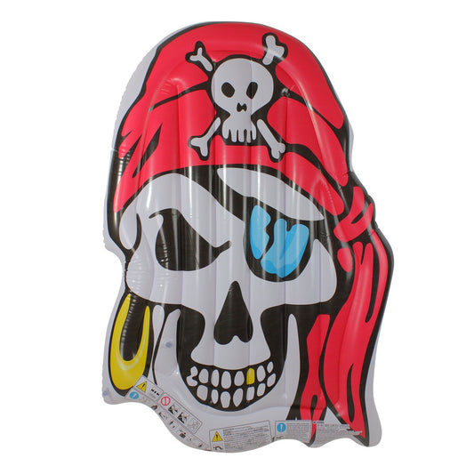 59" Inflatable Pirate Skull Jumbo Pool Float