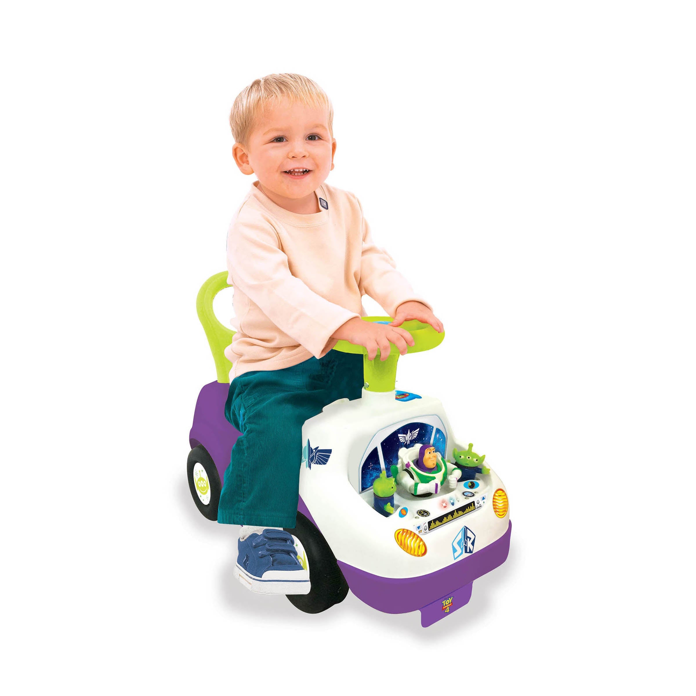  Kiddieland Kiddieland Disney Toy Story 4 Buzz Lightyear My First Buzz Light & Sound Activity Ride-On - Multi - Bonton