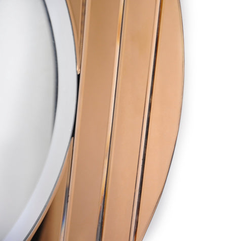 Yukon Gold Beveled Accent Mirror