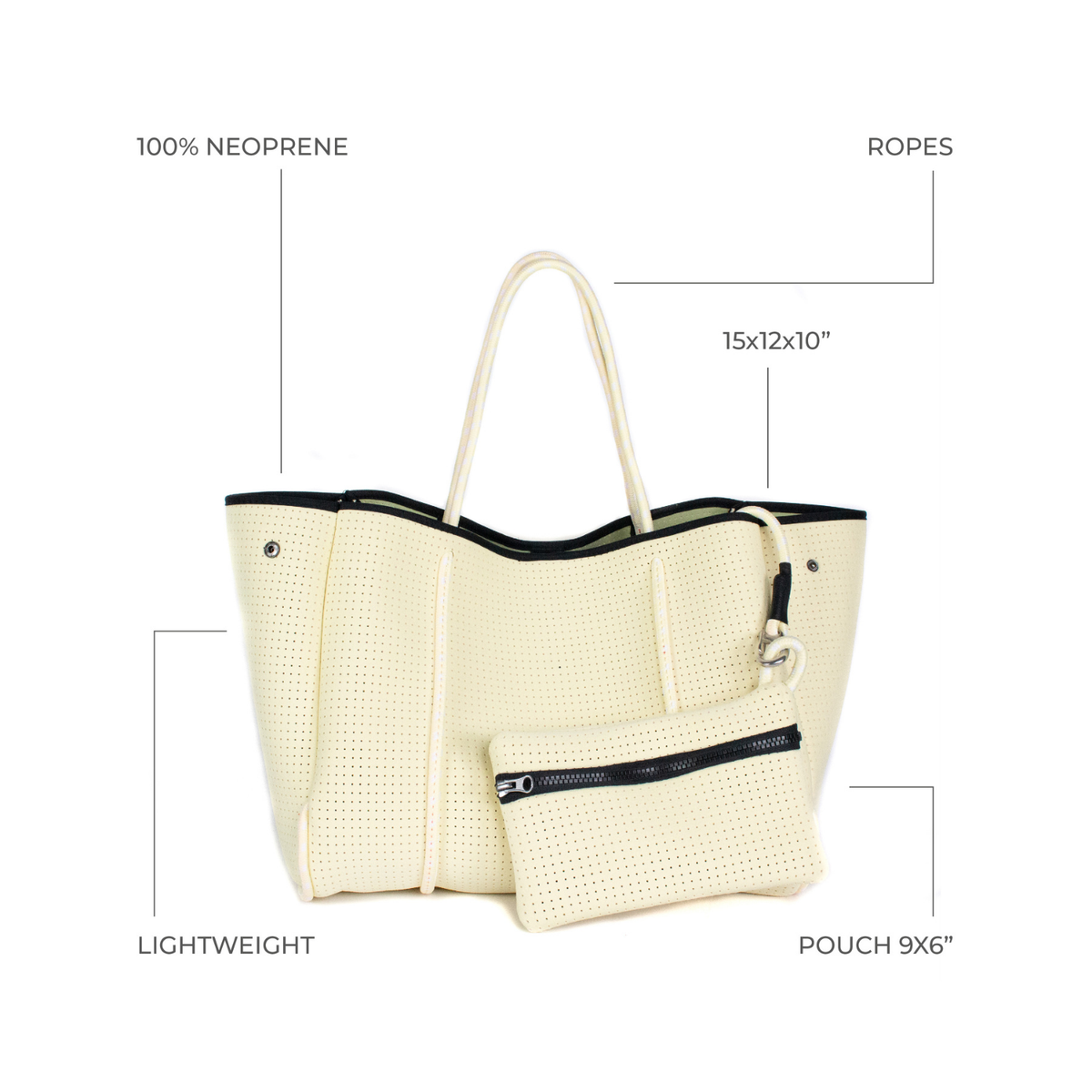  Pop Ups Brand Everyday Tote Yellow Pastel - Default Title - Bonton