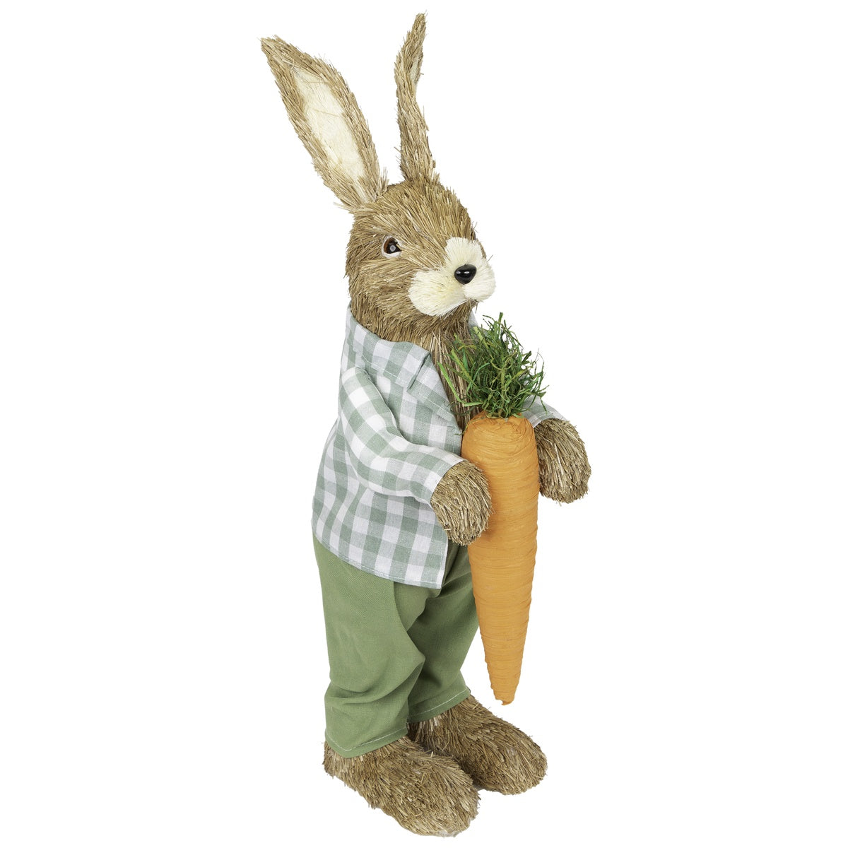  Northlight Spring Sisal Standing Bunny Rabbit Figure With Carrot - 19