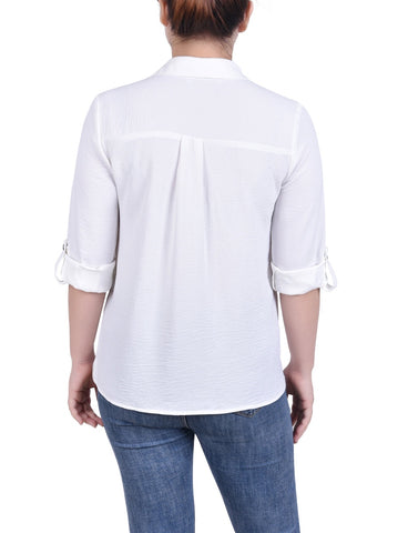 Roll Tab Blouse