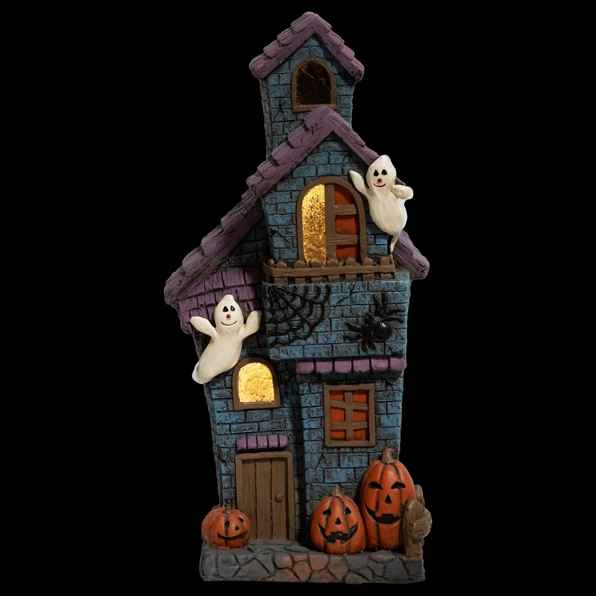  Northlight LED Lighted Haunted House With Ghosts Halloween Decoration - 22.75