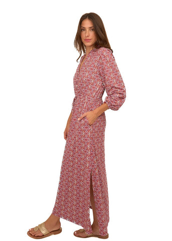 Camden Geo Button Down Maxi Dress