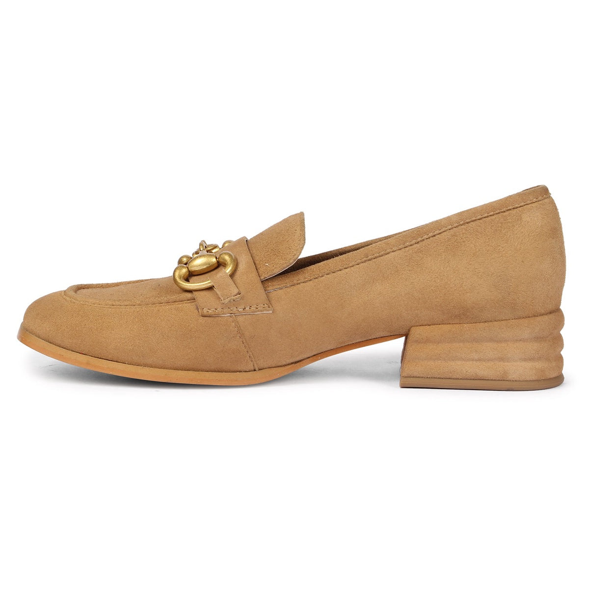  Saint G Jacqueline Suede Loafers - Beige - Bonton