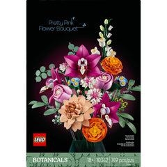 LEGO® Botanicals Pretty Pink Flower Bouquet Floral Decor 10342