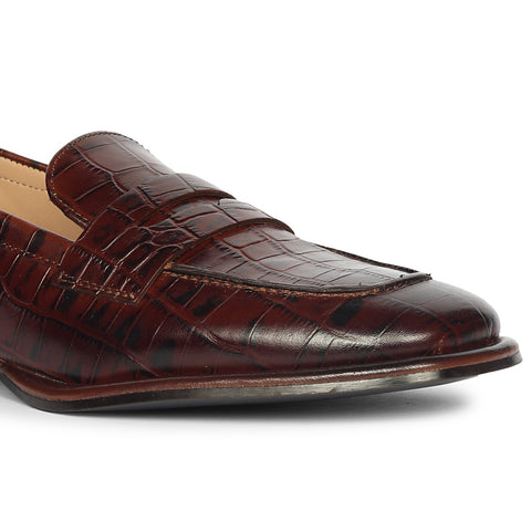 Carla Croco - Heel Loafers