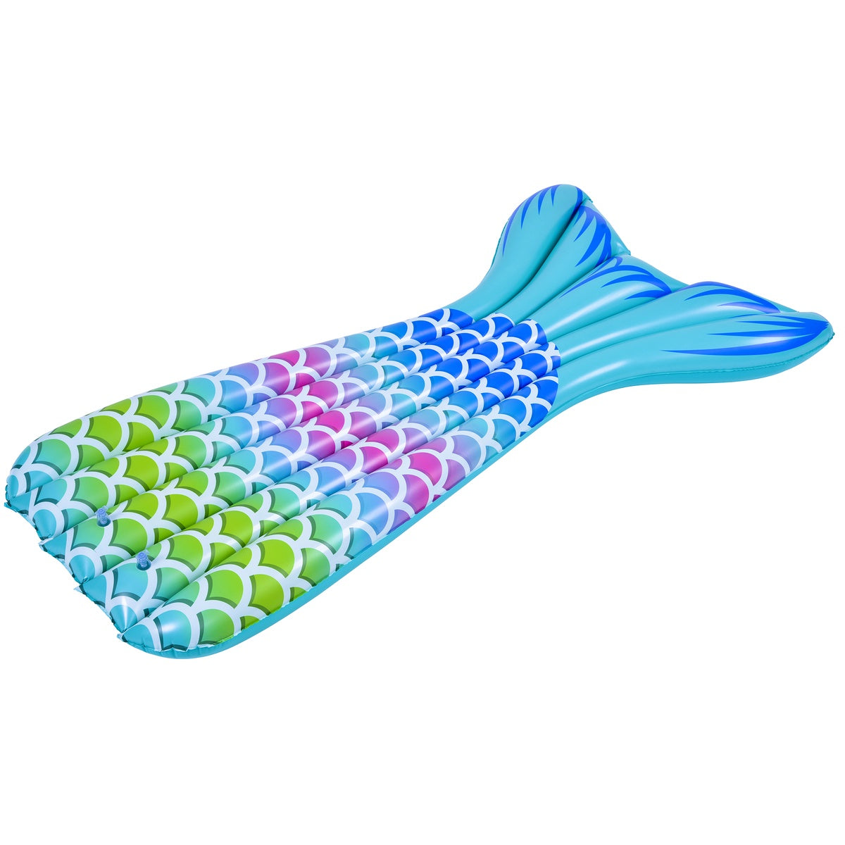  Pool Central 5.75' Blue and Green Mermaid Tail Swimming Pool Float - Default Title - Bonton