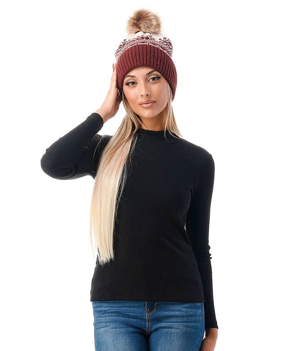  Marcus Adler The Joanne Beanie - Aubergine - Bonton