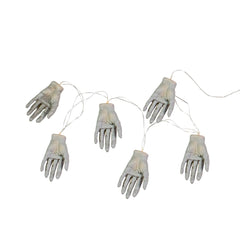 Zombie Hands Halloween Light Set - Clear Lights - 6ct