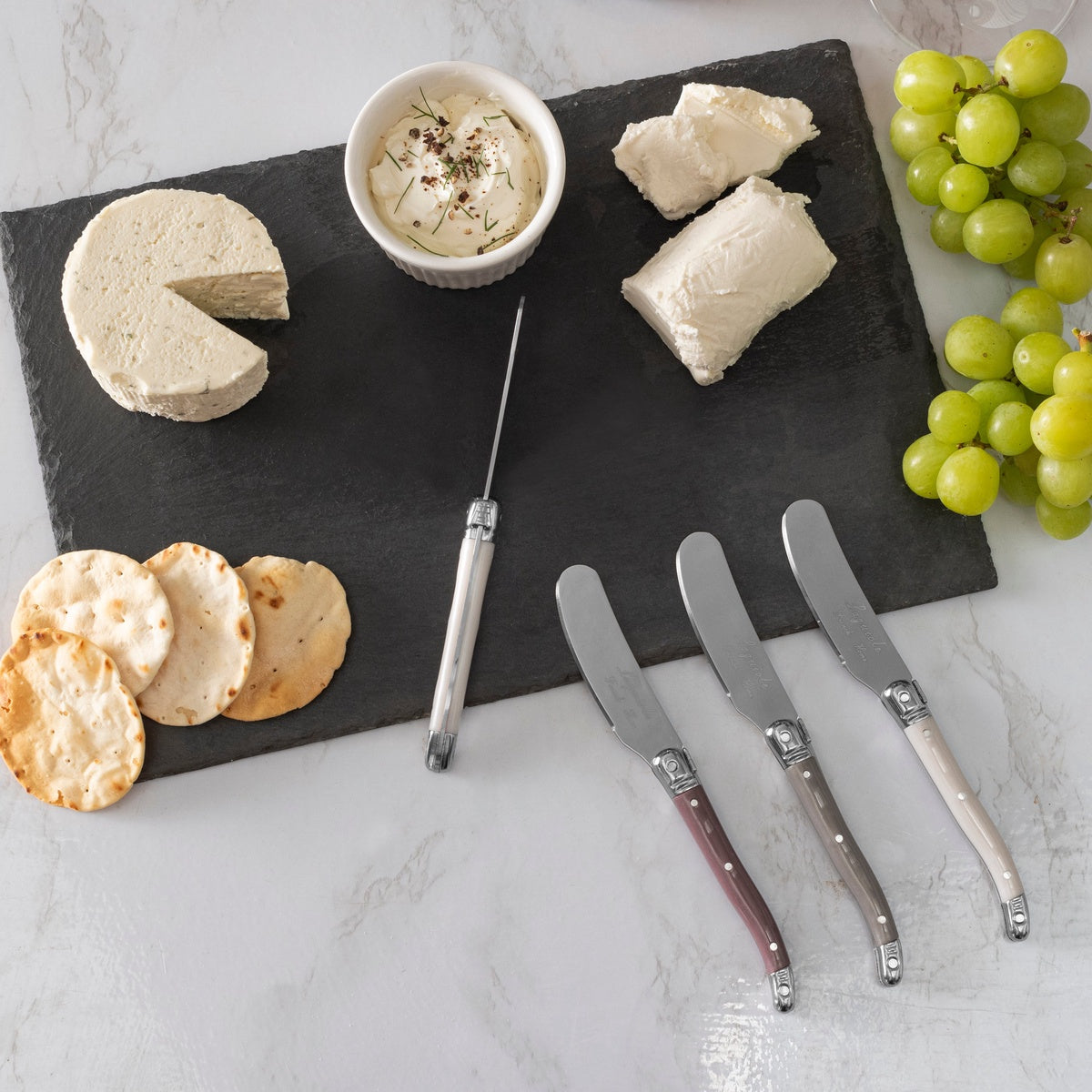  French Home French Home 7-Piece Laguiole Cheese Knives and Spreaders - Warm Spice - Default Title - Bonton