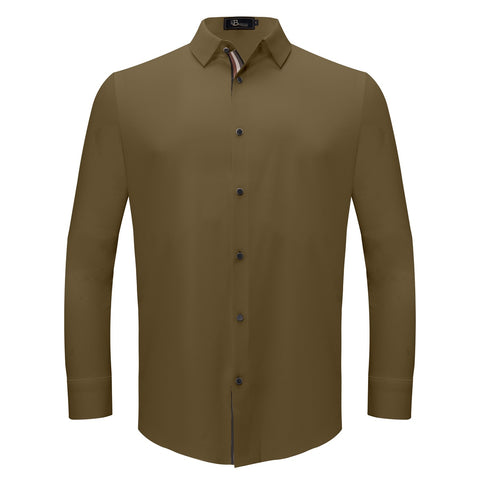 Power Move Button-Up Shirt KHAKI