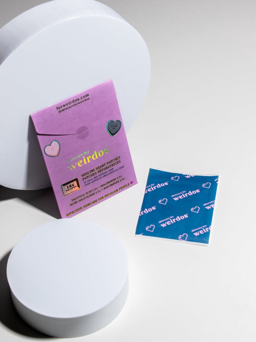  Skincare for Weirdos 16 Healing Heart Pimple Patches - Default Title - Bonton