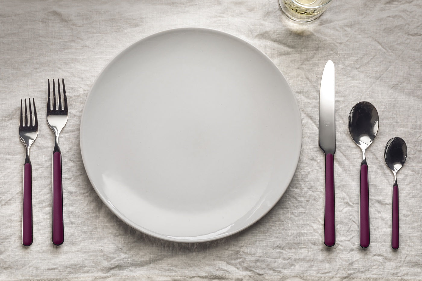  Mepra Fantasia Flatware Set - Light Mauve - Bonton