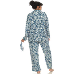 Plus Size Three-Piece Pajama Set