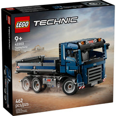 LEGO® Technic™ Tipping Dump Truck Toy, Blue Construction Vehicle Set 42203
