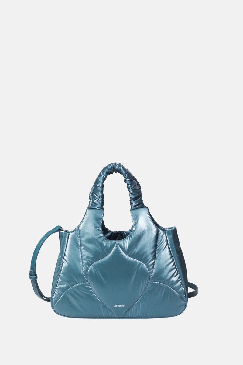  Oryany Oryany - Half Moroccan Padding Crossbody Medium Satchel Handbags - Blue Silver / One Size - Default Title - Bonton