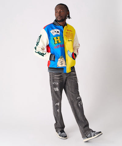 Hustler Varsity Jacket