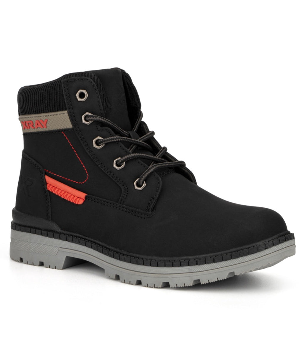  Xray Footwear Xray Footwear Boys Youth Archie Boot Black - Black - Bonton