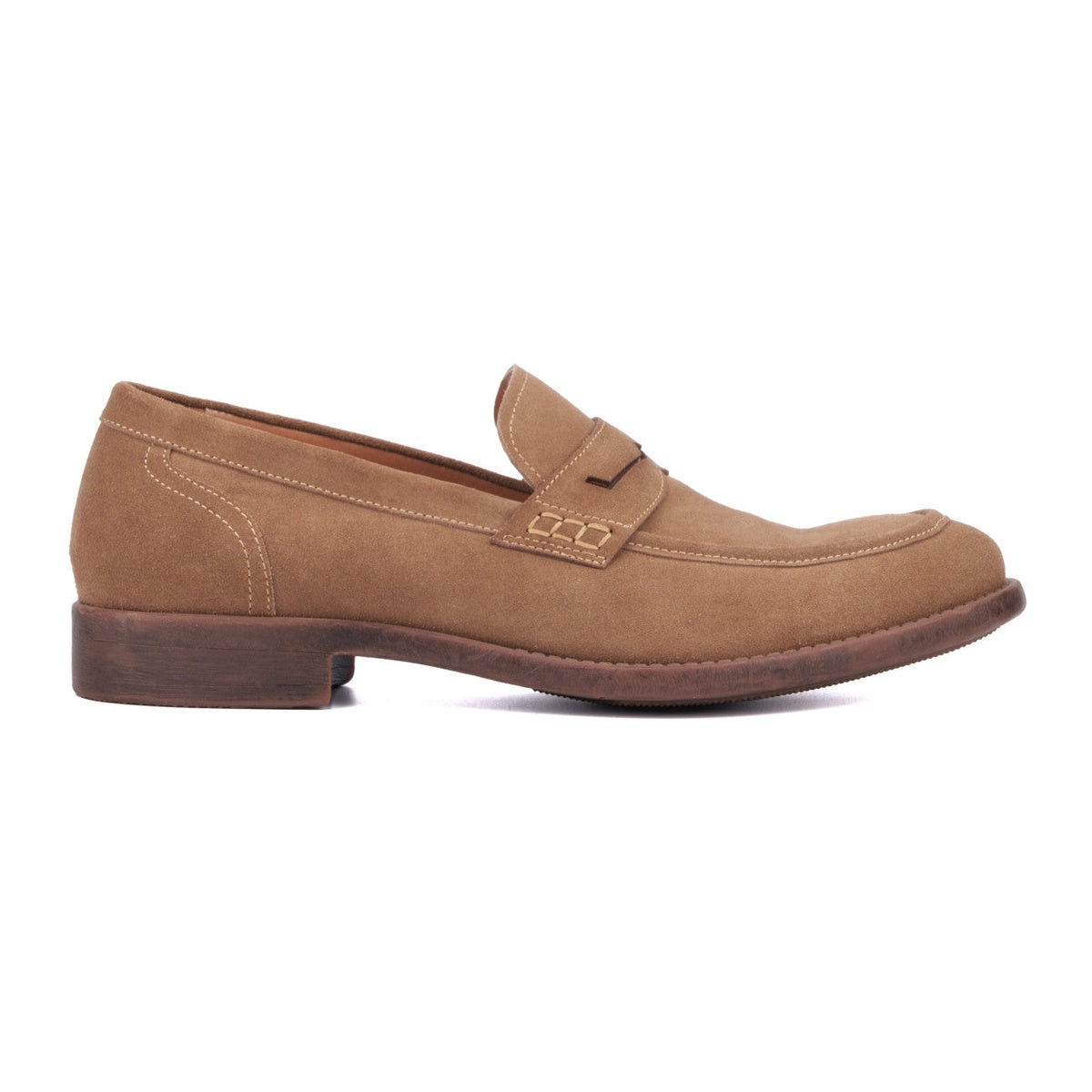  Vintage Foundry Co. Vintage Foundry Co. Men's Harry Suede Dress Loafers - TAUPE - Bonton