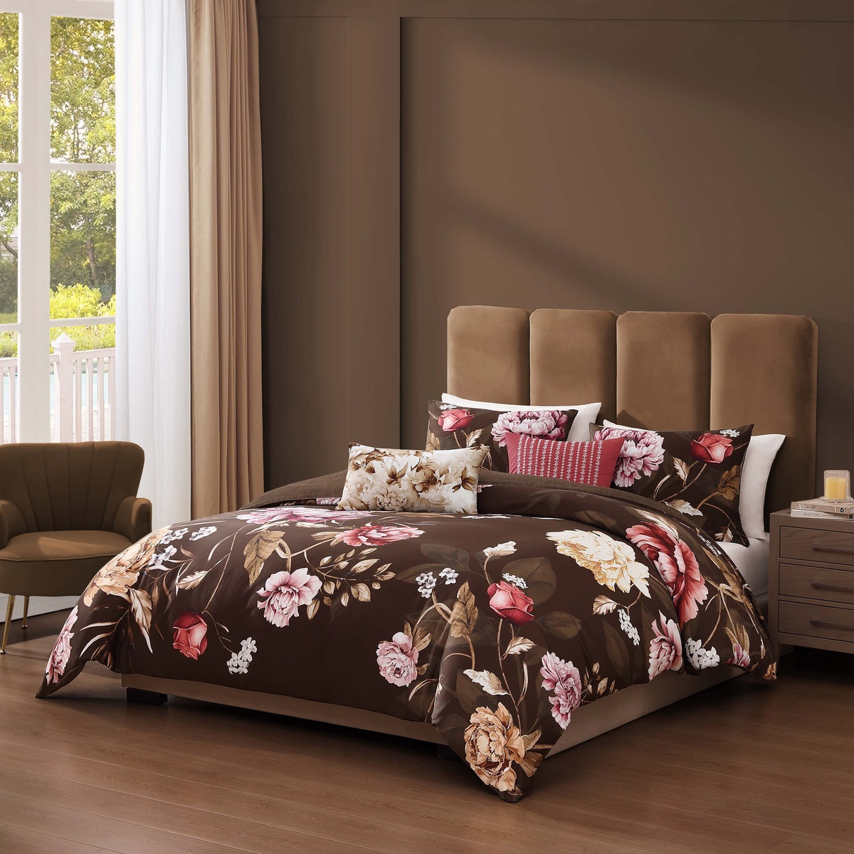  Bebejan Bebejan Coco 5 Piece Reversible Comforter Set - QUEEN - Bonton