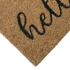 Natural Coir "Hello Pumpkin" Autumn Harvest Doormat 18" X 30"