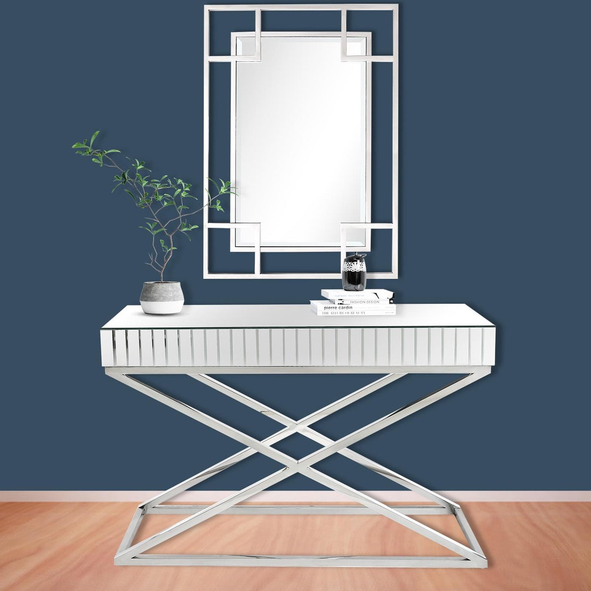  Kinney Wall Mirror and Console Table - Mirror - Bonton