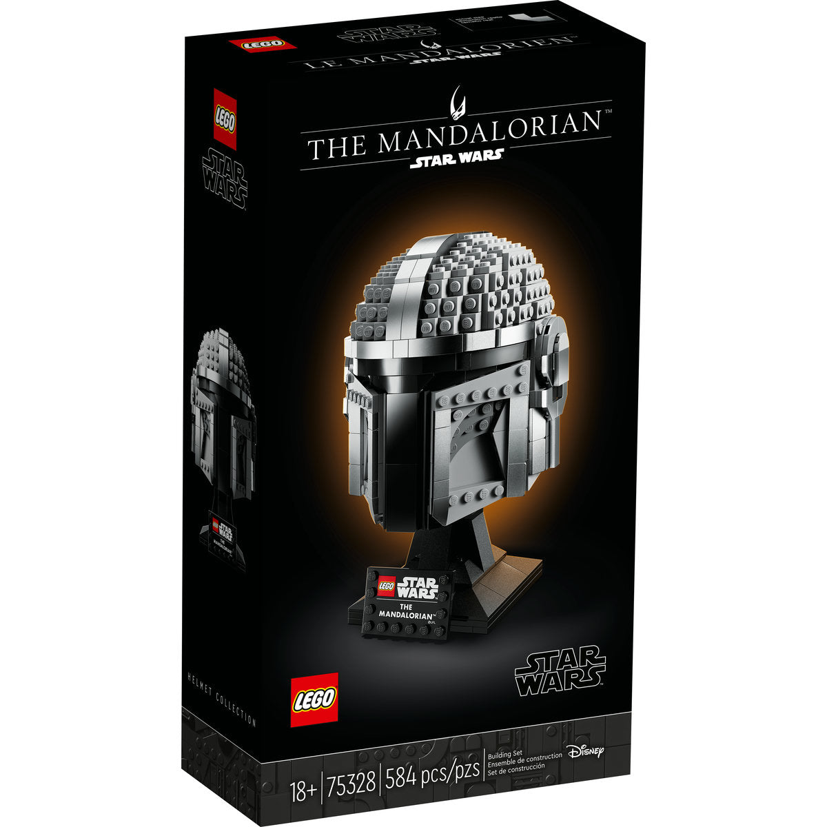  LEGO LEGO® Star Wars™ the Mandalorian™ Helmet 75328 Building Kit 584 Pieces - Star Wars - Bonton