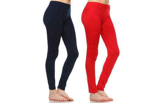 Pack of 2 Solid Leggings
