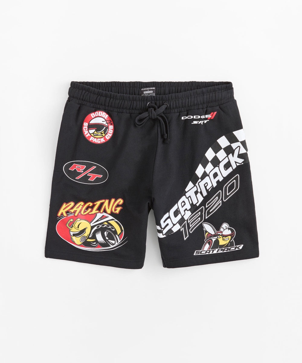  Reason Clothing Dodge Racing Short - Black - BLACK - Bonton