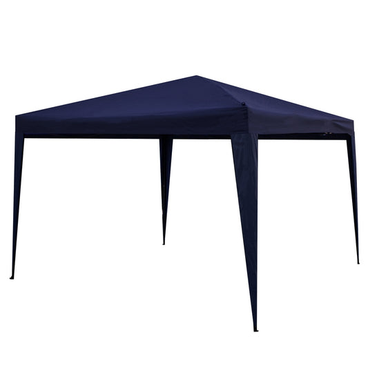 10' X 10' Navy Blue Pop-Up Outdoor Canopy Gazebo