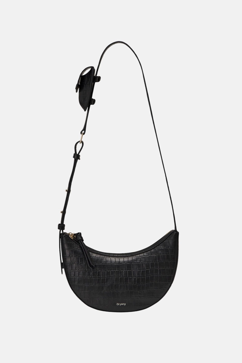  Oryany Oryany - Rookie Croco Crossbody Medium Handbags - Black / One Size - Default Title - Bonton