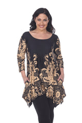 Plus Size Yanette Tunic Top