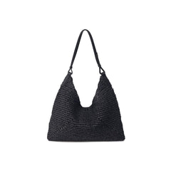 Raffia Triangle Women's Shoulder Bags