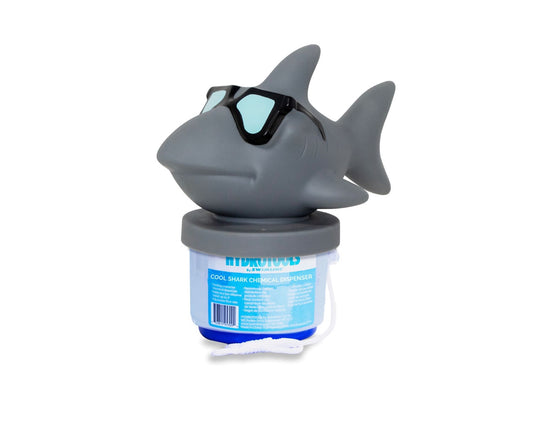 HydroTools Cool Shark Swimming Pool Chemical Dispenser - 13" - Gray and White