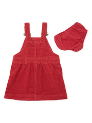 Chunky Corduroy Pinafore Dress