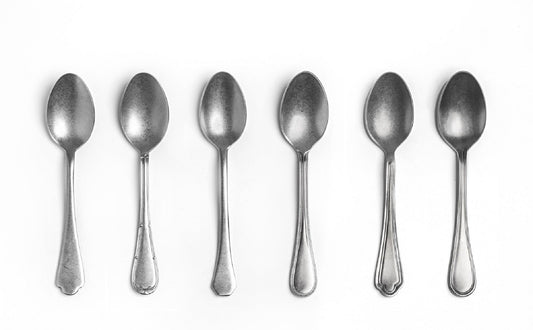 Original Vintage 6 Piece Coffee Spoon Set