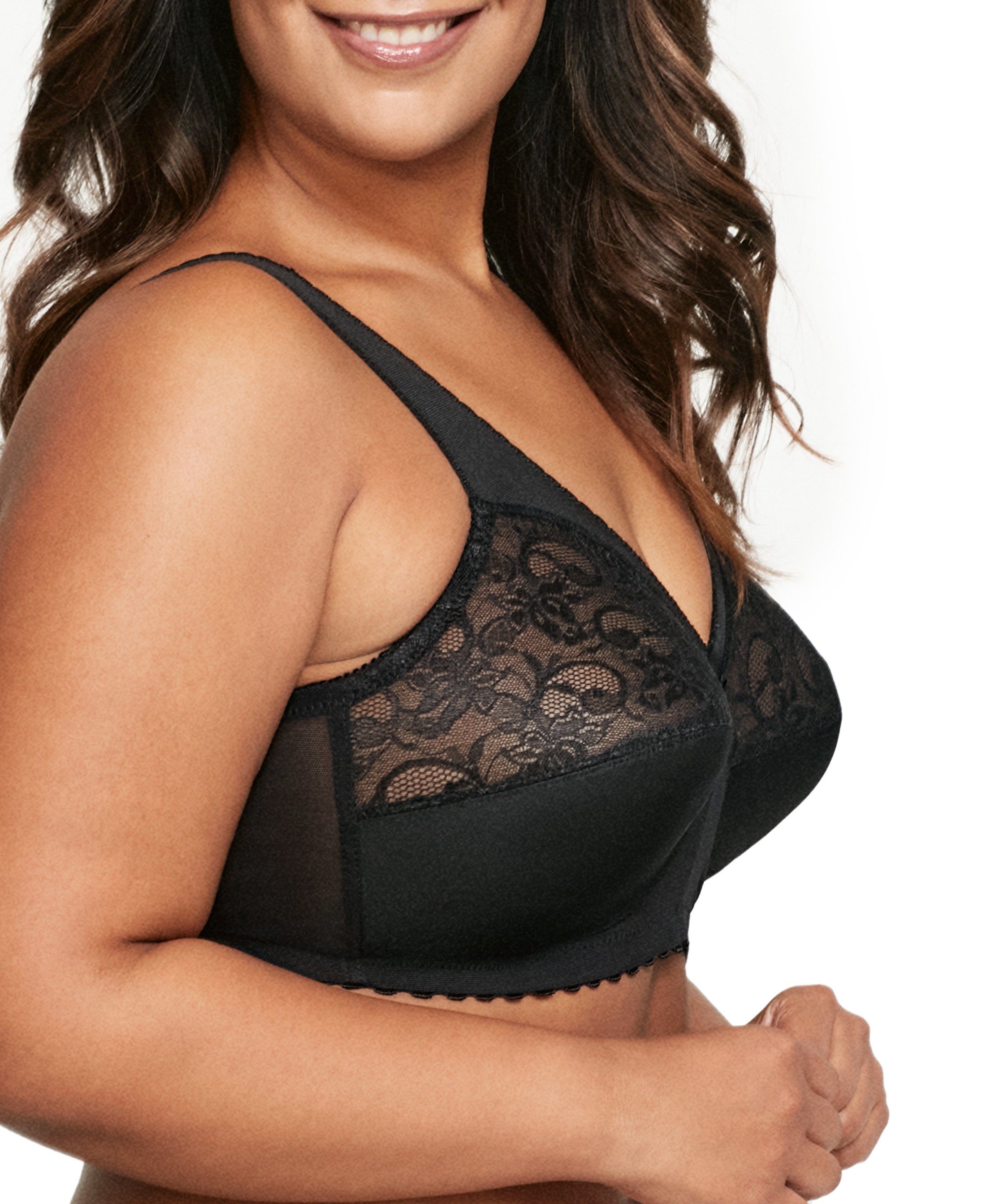  Glamorise MagicLift Original Support Bra - Soft Gray - Bonton