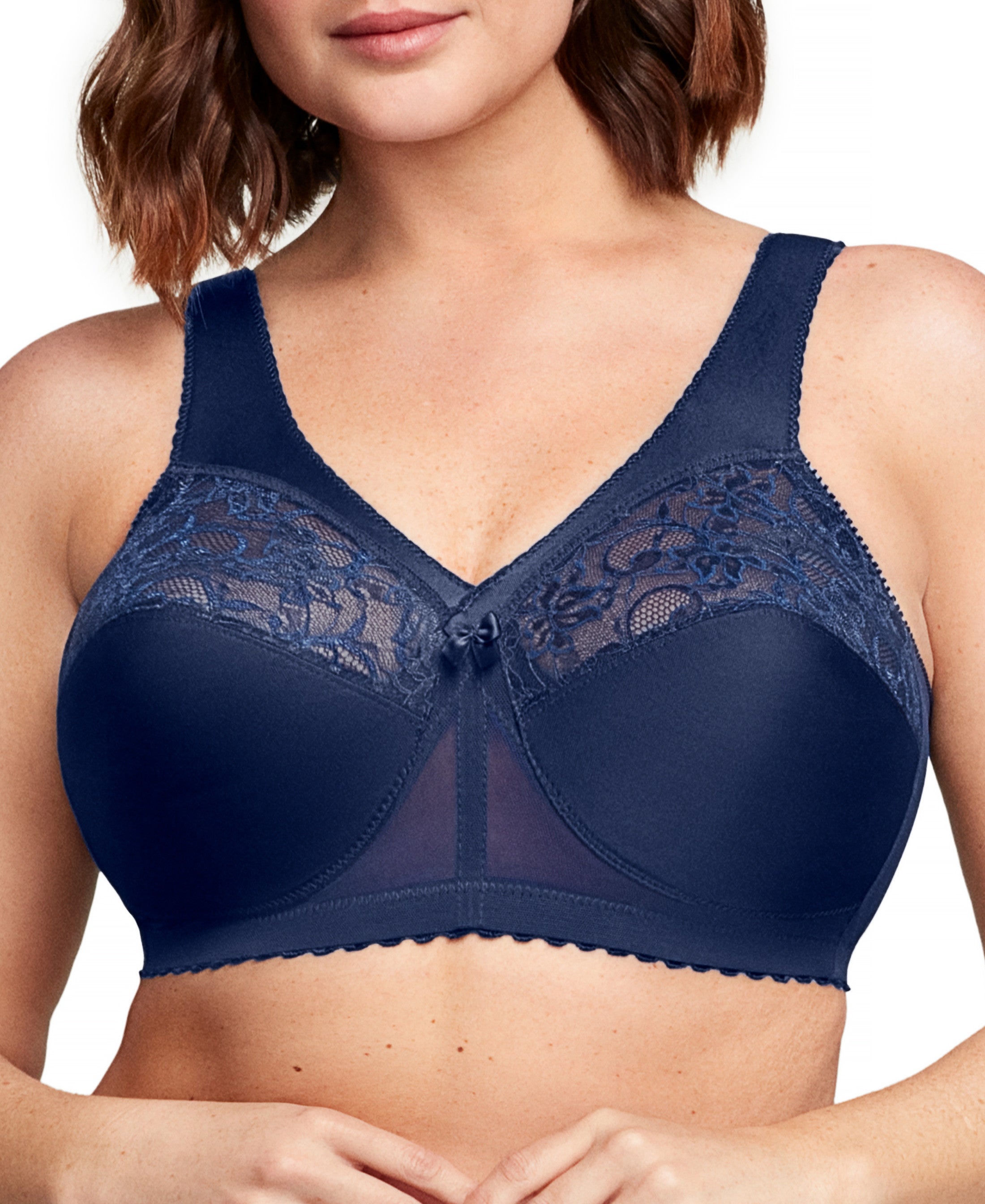  Glamorise MagicLift Original Support Bra 2 - Blue - Bonton